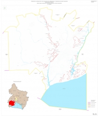 Карта границ населенных пунктов, входящих в состав поселения
